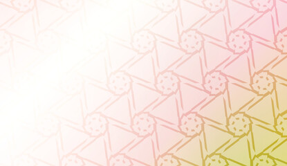 Fototapeta premium Design pattern with abstract modern ornament. Triangles style. Vector illustration. Gradient color