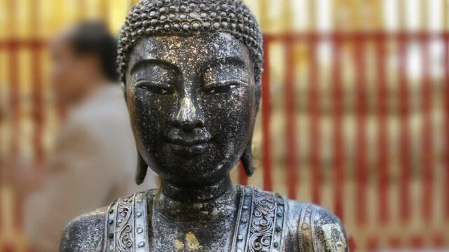 statue of buddha Phra That Doi Suthep, Chang mai, Thailand 