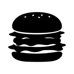 A Delicious Double Cheeseburger Icon Illustration Graphic