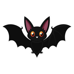 Halloween  three bat isolated  on white background