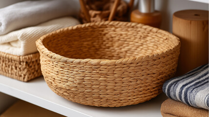 Wicker Baskets: Storage, Picnic, Laundry, and Mixing Bowl