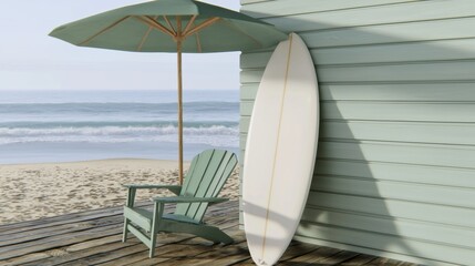 Relaxing surfing experience at the beach coastal scene outdoor tranquil atmosphere seaside view