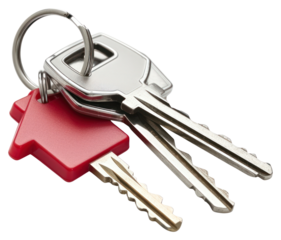 PNG House keys keychain architecture building.