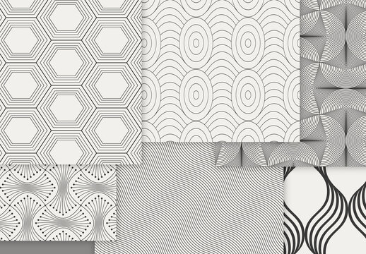 Patterns Simple Geometric Dark on Light Background