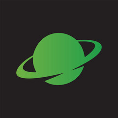 Global satellite Design. Globe world sphere icon. Earth orbit planet symbol web media vector illustration