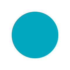 Bold abstract circle icon. Minimal symbol in a modern style. This geometric shape embodies brutalism, creating a striking visual element. Perfect for contemporary design, this icon fits various