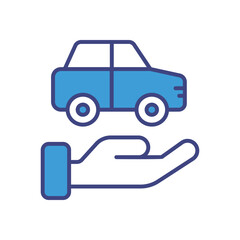 Car Service icon vector stock illustration