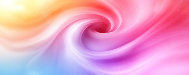 Fototapeta premium A colorful swirl of pink, purple, and blue. The colors are bright and vibrant, creating a sense of energy and excitement. The swirl appears to be moving, as if it's alive