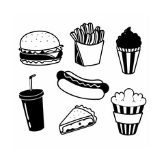fast food icons