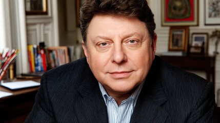 Portrait of a man in a business suit.