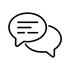 vector speech bubble icon