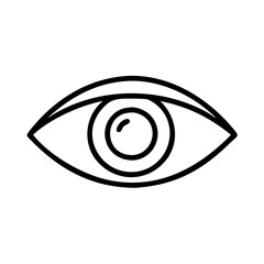Obraz premium human eye vector illustration