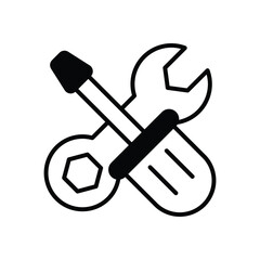 Tools icon vector stock illustration