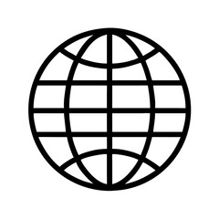 earth globe icon vector illustration