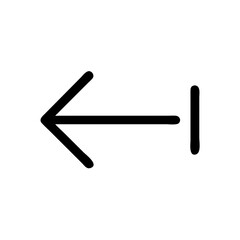 vector icon of an arrow sign