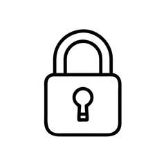 lock icon vector illustration