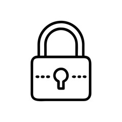 vector lock icon illustration