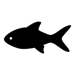 electric blue ram fish black silhouette of a moorish idol fish aquatic animal ocean life- simple black silhouette of a electric blue ram fish tropical sea life animal icon,