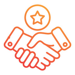 Fototapeta premium Deal Icon