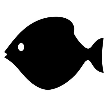 recommend clip art: platy fish black silhouette of a moorish idol fish aquatic animal ocean life- simple black silhouette of a platy fish tropical sea life animal icon,