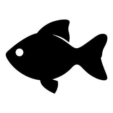recommend clip art: platy fish black silhouette of a moorish idol fish aquatic animal ocean life- simple black silhouette of a platy fish tropical sea life animal icon,