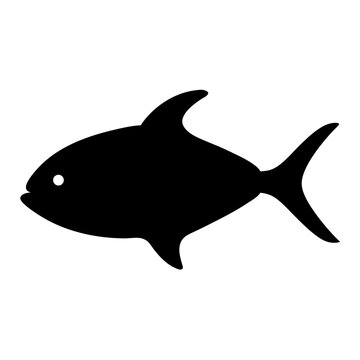 recommend clip art: silver dollar fish black silhouette of a moorish idol fish aquatic animal ocean life- simple black silhouette of a silver dollar fish tropical sea life animal icon,