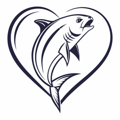 Fototapeta premium illustration of a fish