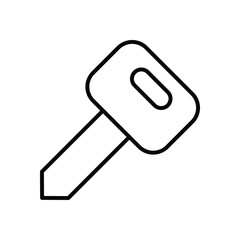 Ignition icon vector stock illustration