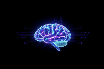 from Brain Art Collection: Realistic, Neon, Surreal, painting and Technological Styles