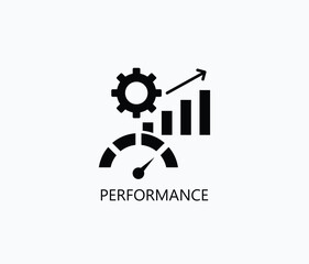 Performance Icon Or Logo Isolated Illustration