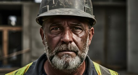 Construction Worker Portrait.