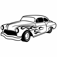 Obraz premium vector illustration of a car