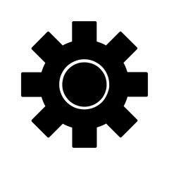 Gear vector icon isolated,cogs,Settings with flat style