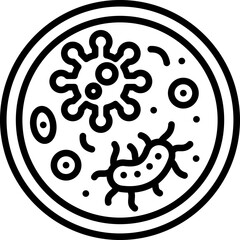 Bacteria Icon