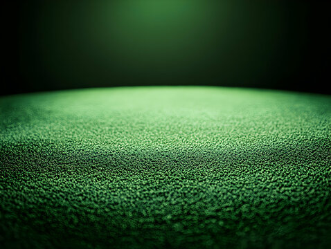 Closeup Velvet Ring Box Lining Texture In Emerald Green