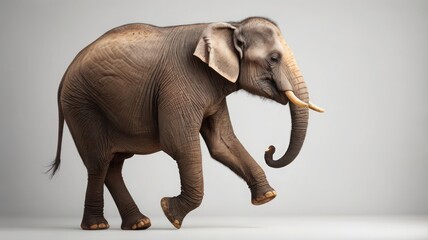 Obraz premium elephant abstract blue water background