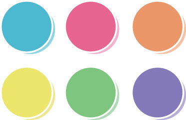Simple Label Illustration with Overlapping Effect