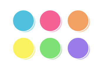 Simple Label Illustration with Overlapping Effect