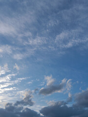 夕暮れの澄んだ空と雲14