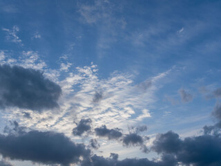 夕暮れの澄んだ空と雲29