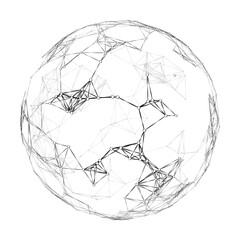 Celestial Sphere - Abstract Vector Art