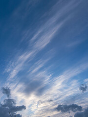 夕暮れの澄んだ空と雲42