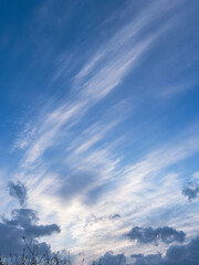 夕暮れの澄んだ空と雲43