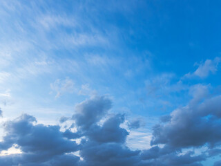 夕方の青空と雲12