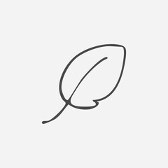 Hand Drawn Doodle Business Infographic Elements with nature theme Vector Illustration for stickers or prints