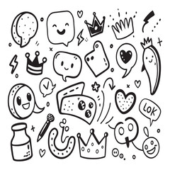 seamless doodle pattern