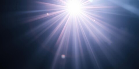 Fototapeta premium Bright Light Rays Sunburst Glowing Heavenly Divine Illumination Background Overlay Texture Design