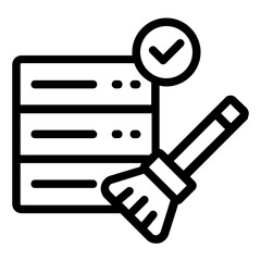 data cleaning icon