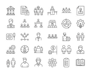 Business Expertise Icons for Corporate Presentations