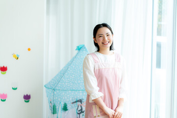 保育園で働く保育士さん